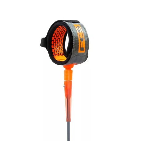 Leashes SurfFCS Leash All Round Essential – Charcoal/Orange