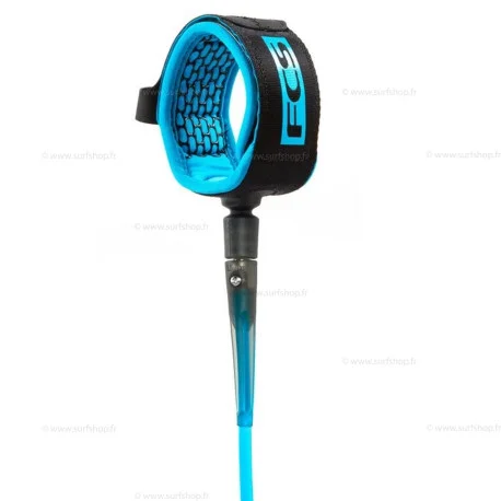 Leashes SurfFCS Leash All Round Essential – Tranquil blue/black
