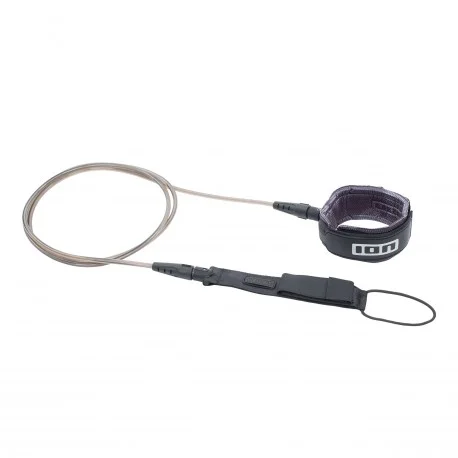 Leashes SurfIon Surf Leash Tec pour cheville – Noir 2025