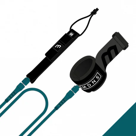 Leashes SurfMadness Comp leash Petrol 5.5mm