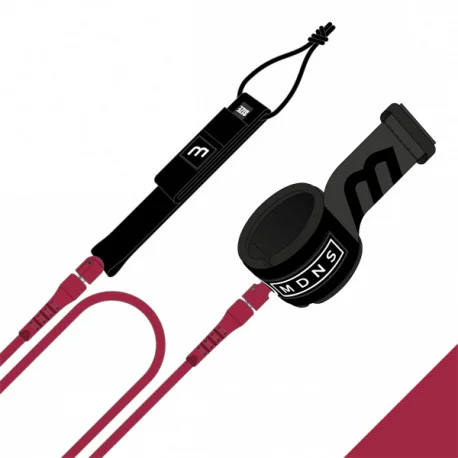 Leashes SurfMadness Long leash Garnet 7mm