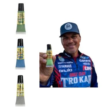 Leurre Pop Scott Martin Pro Pack 2 – Leurre Pop Poisson de sport, Bleu, Sortie de glace – LIVE SONAR INTENSIFIER Parfumé Sparklscales Tubes de 0,5 oz