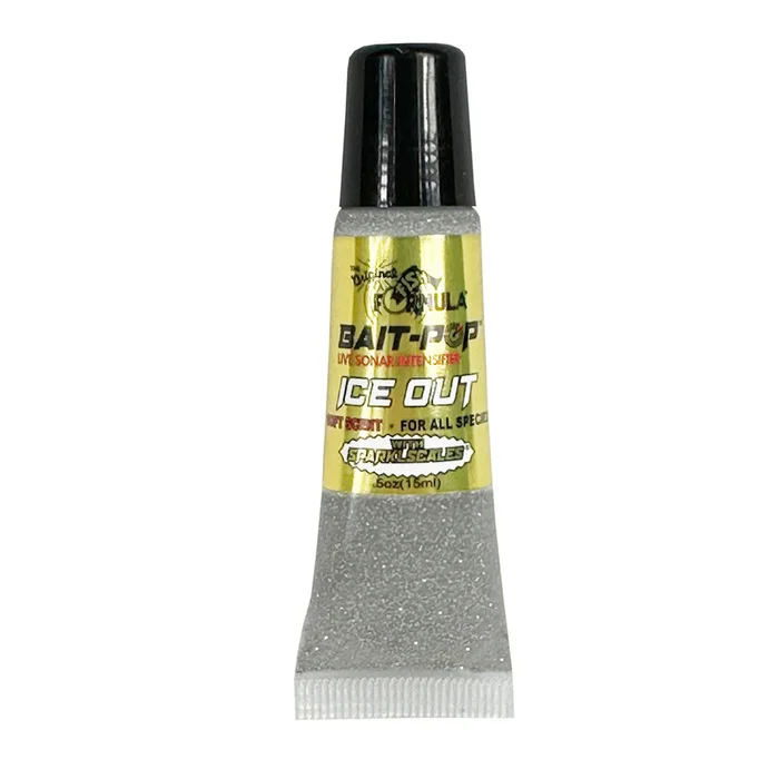 Leurre Pop Scott Martin Pro Pack 2 – Leurre Pop Poisson de sport, Bleu, Sortie de glace – LIVE SONAR INTENSIFIER Parfumé Sparklscales Tubes de 0,5 oz – Image 4