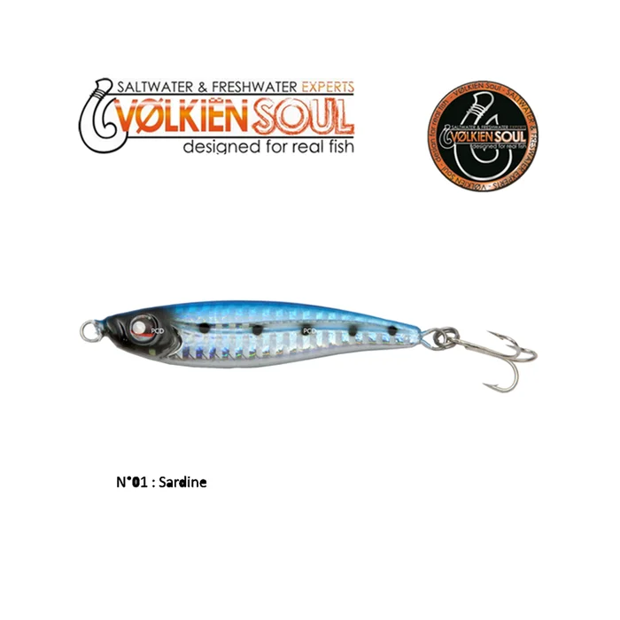 LEURRES CASTING JIGS VOLKIEN SOUL SLOW FLAT-S 30G