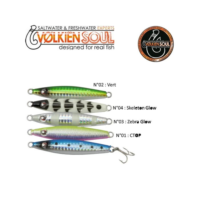 LEURRES CASTING JIGS VOLKIEN SOUL SLOW THROWBACK 40