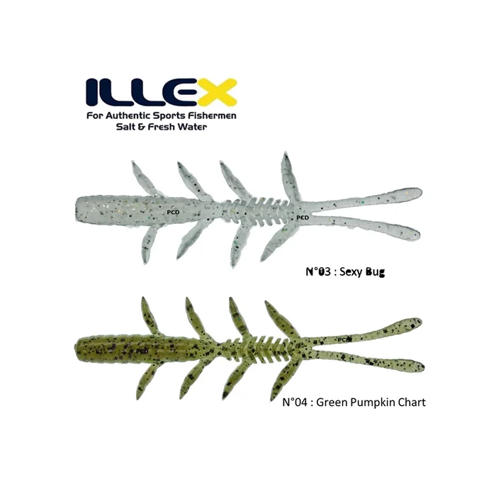 LEURRES COULANT ILLEX SCISSOR COMB 5.7CM PAR 10