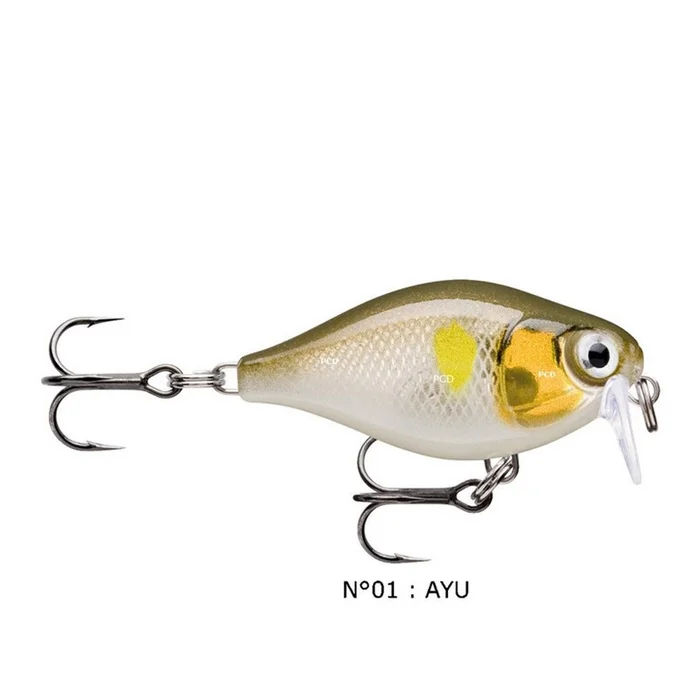 Leurres Flottants Rapala X-Light Crank Shallow Runner 3.5CM