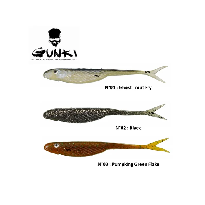 LEURRES SOUPLES GUNKI FIX MINNOW 12CM PAR 8
