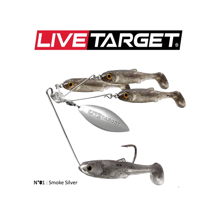 LEURRES SOUPLES LIVE TARGET BAITBALL SPINNER RIG 7G