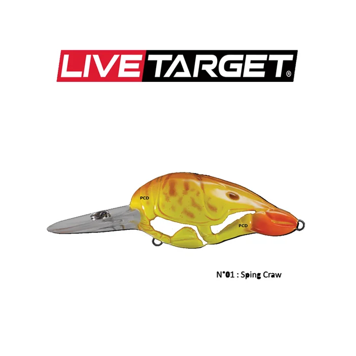LEURRES SOUPLES LIVE TARGET HFC CRAWFISH 5CM