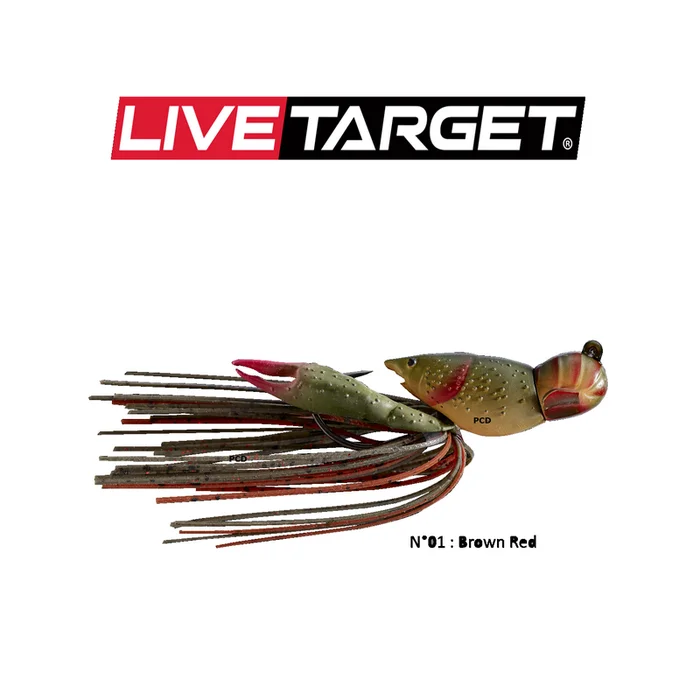 LEURRES SOUPLES LIVE TARGET HOLLOW BODY CRAW 4CM