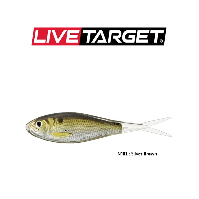 LEURRES SOUPLES LIVE TARGET SKIP SHAD 13.5CM