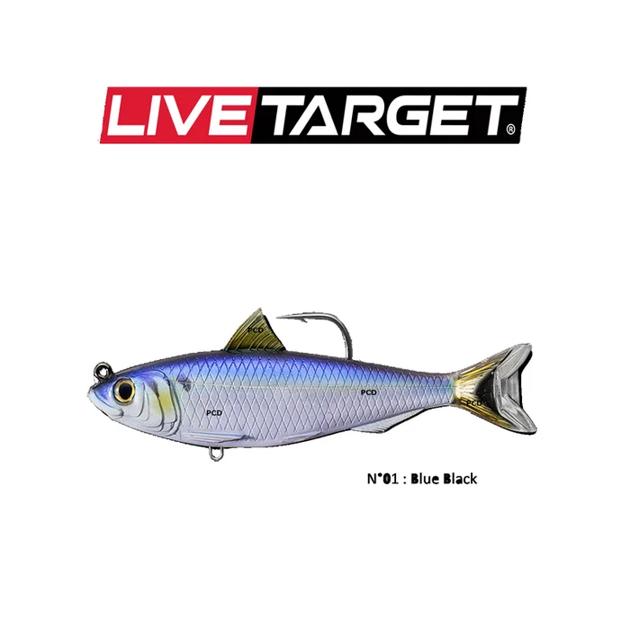 LEURRES SOUPLES LIVE TARGET SWIMBAIT BLUEBACK 16.5CM