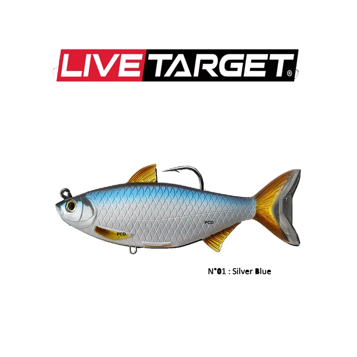 LEURRES SOUPLES LIVE TARGET SWIMBAIT GOLDEN SHINER 16.5CM