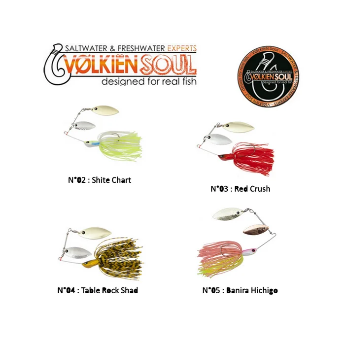 LEURRES SPINNERBAIT VOLKIEN SOUL HURRICANE SB 14G