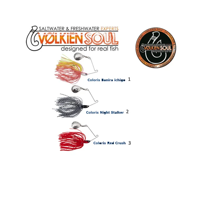 LEURRES SPINNERBAIT VOLKIEN SOUL HURRICANE SB 5G