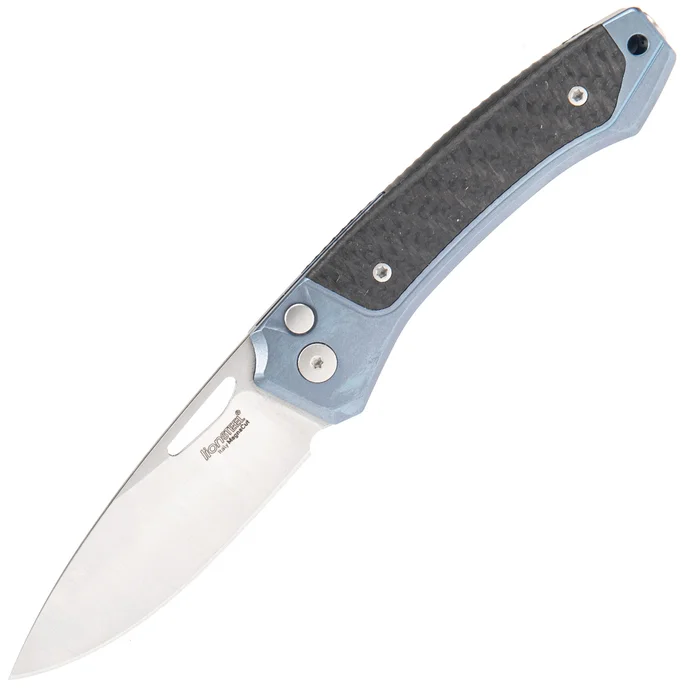 Lion Steel Twain Blue Ti Carbone