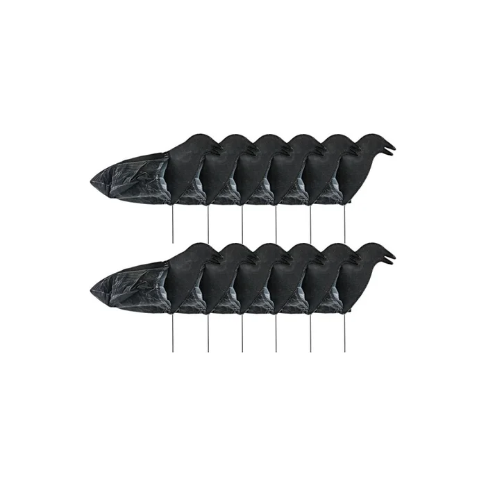 Lot de 12 formes de Corbeaux Sillosocks Harvester