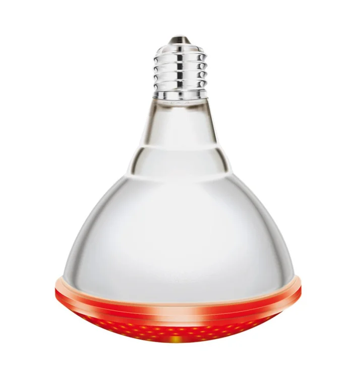Lot de 2 Lampes IR/PAR vis rouges Interheat 100W