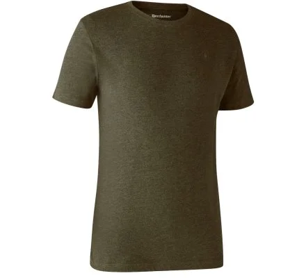 Lot de 2 tee-shirt bleu et kaki DEERHUNTER – Image 3