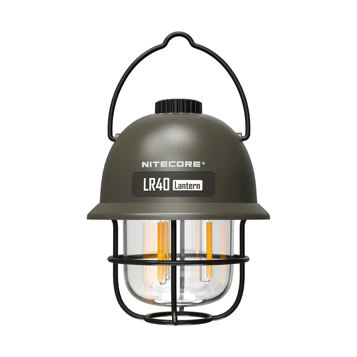 LR40K – Nitecore Lanterne rétro Multifonction rechargeable LR40 Kaki