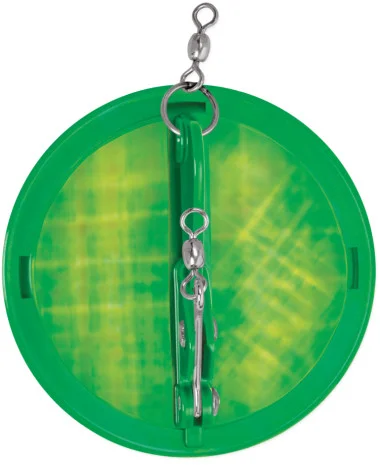 Luhr Jensen Dipsy Diver – Vert Kelly / Fond Argent Moonjelly – 2 1/4″