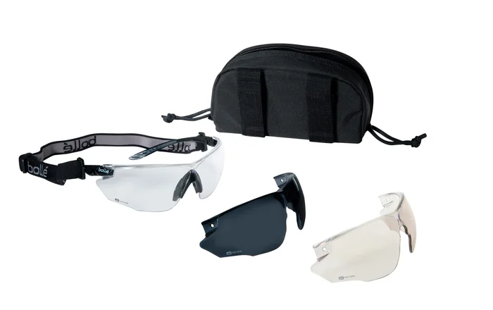 Lunette Bollé combat Noir – Ecran Incolore / fumé / esp