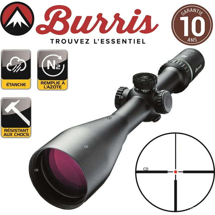 LUNETTE BURRIS FOUR X 3-12×56 LONG RANGE