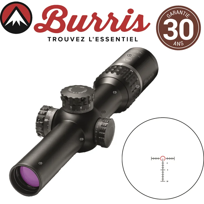Lunette Burris Xtreme Tactical Xtr 2 1-5×24 Réticule Ballistic 5.56 Gen 3