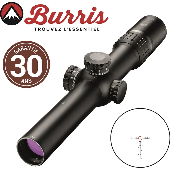 LUNETTE BURRIS XTREME TACTICAL XTR 2 1.5-8X28 RETICULE Ballistic 5.56 Gen 3