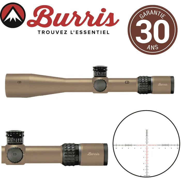 LUNETTE BURRIS XTREME TACTICAL XTR 2 5-25X50 FDE RETICULE SCR