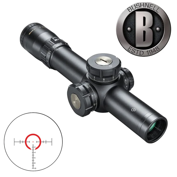 LUNETTE BUSHNELL ELITE TACTICAL SMRS 1-8.5X24 FFP RETICULE LUMINEUX BTR-2