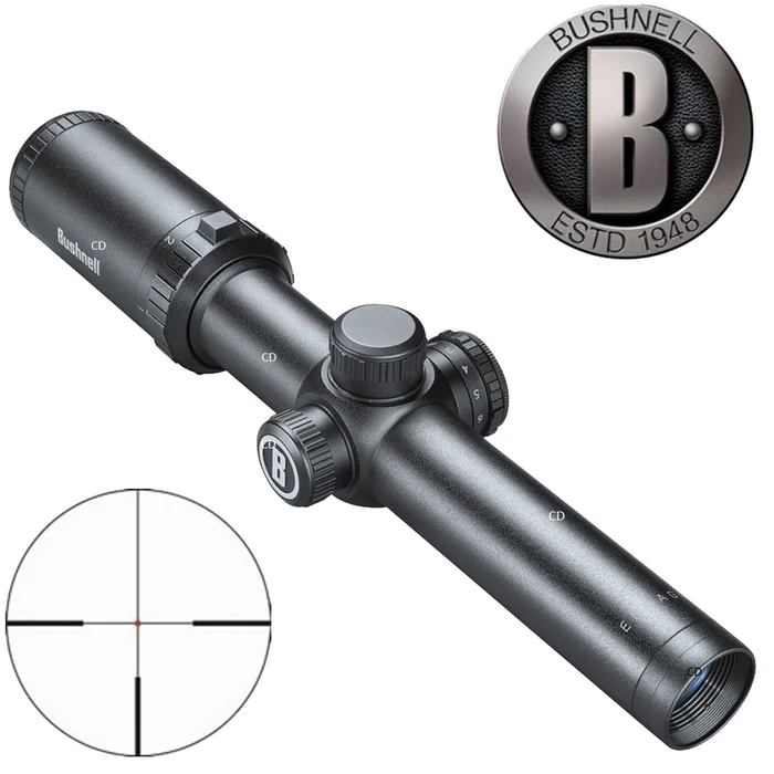 LUNETTE BUSHNELL ENGAGE 1-4×24 RETICULE LUMINEUX 4A