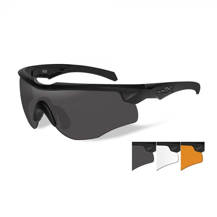Lunettes de protection balistique Rogue Comm + verres fumé/incolore/orange