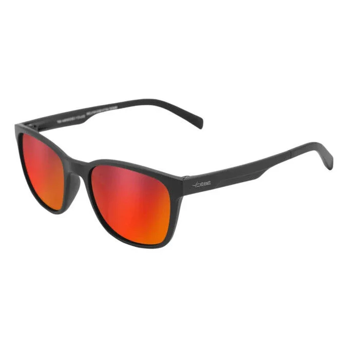 Lunettes de soleil homme Cebe Enjoy – M – Matt Dark Grey Metalized Red Mirror
