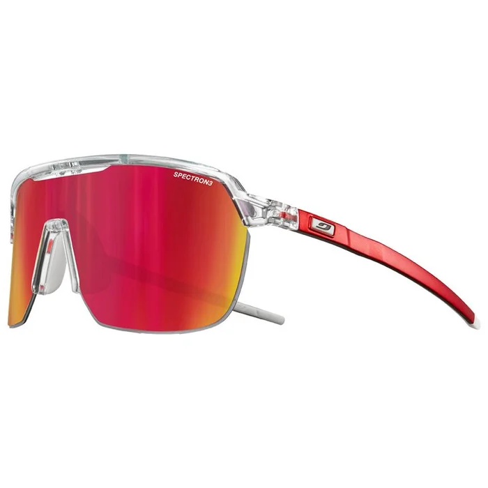 Lunettes de soleil Julbo Frequency Translucide Brillant Cristal Rouge Spectron 3