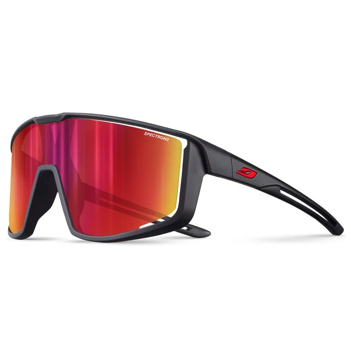 Lunettes de soleil Julbo Fury S Noir Spectron 3 Flash Rouge