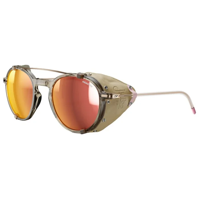 Lunettes de soleil Julbo Legacy Translucide Brillant Rose Or Beige Reactiv 1-3 Glare Control