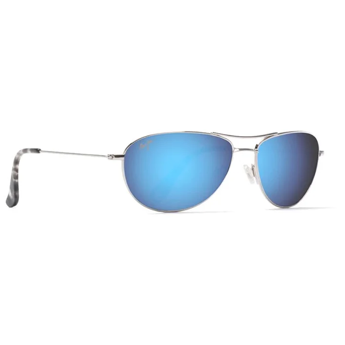 Lunettes de soleil Maui Jim Baby Beach Silver Blue Hawaii Mauipure