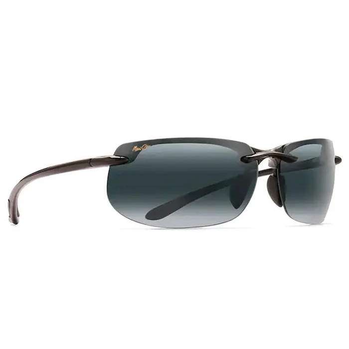 Lunettes de soleil Maui Jim Banyans Noir Brillant Gris Neutre Mauibrilliant