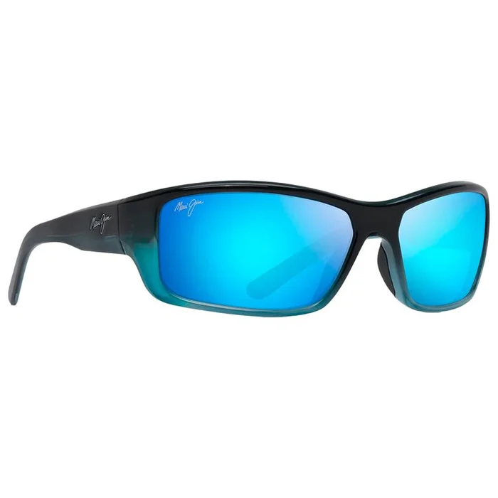 Lunettes de soleil Maui Jim Barrier Reef Bleu Turquoise Bleu Hawaii Mineral Superthin
