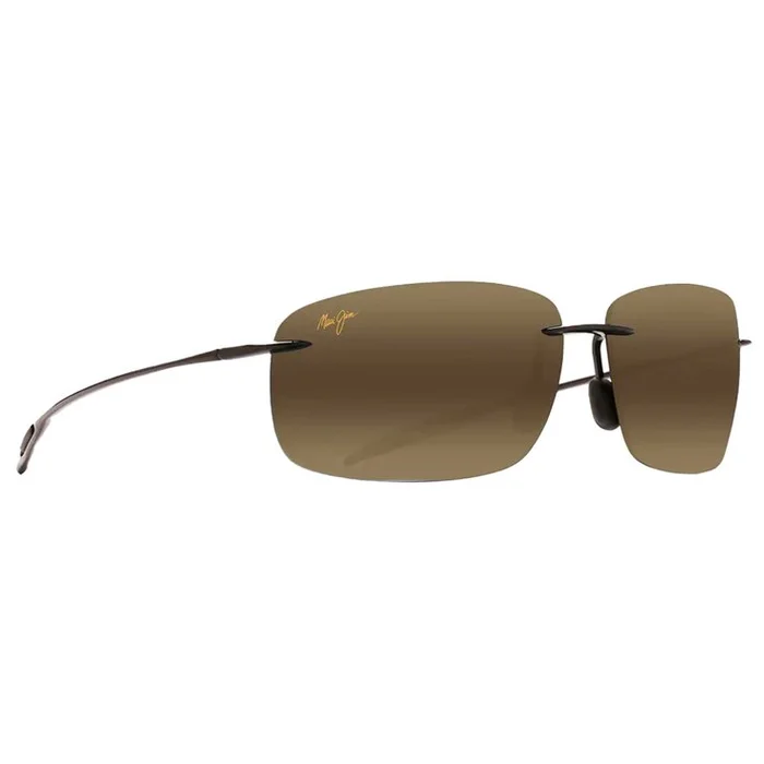 Lunettes de soleil Maui Jim Breakwall Noir Brillant Bronze