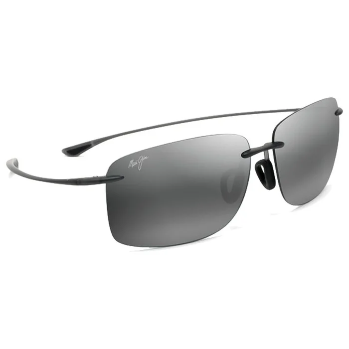 Lunettes de soleil Maui Jim Hema Gloss Black Maui Pure Lt Bi-gradient Grey