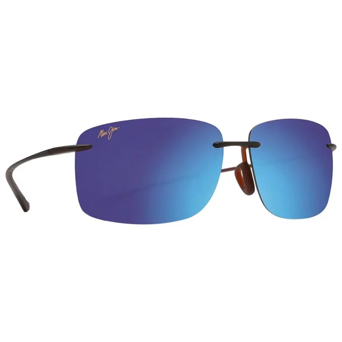 Lunettes de soleil Maui Jim Hema Mat Dark Brown Blue Hawaii Maui Pure Lt
