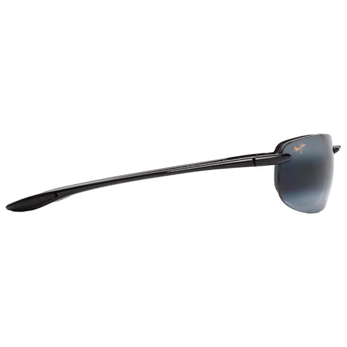 Lunettes de soleil Maui Jim Hookipa Asian Fit Noir Brillant Neutral Grey MauiPure
