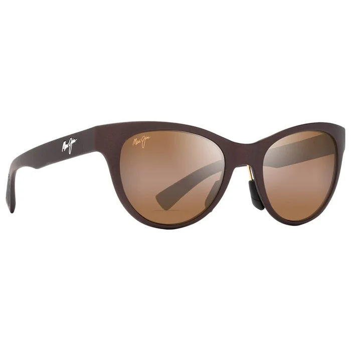 Lunettes de soleil Maui Jim Hulahe Metal Matte Brown Hcl Bronze Mineral Superthin