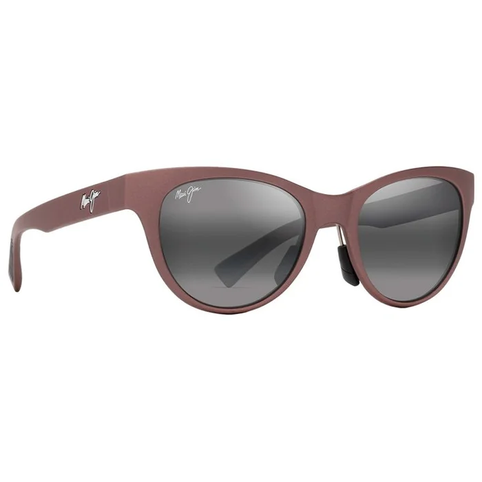 Lunettes de soleil Maui Jim Hulahe Metal Matte Dark Rose Neutral Grey Mineral Superthin