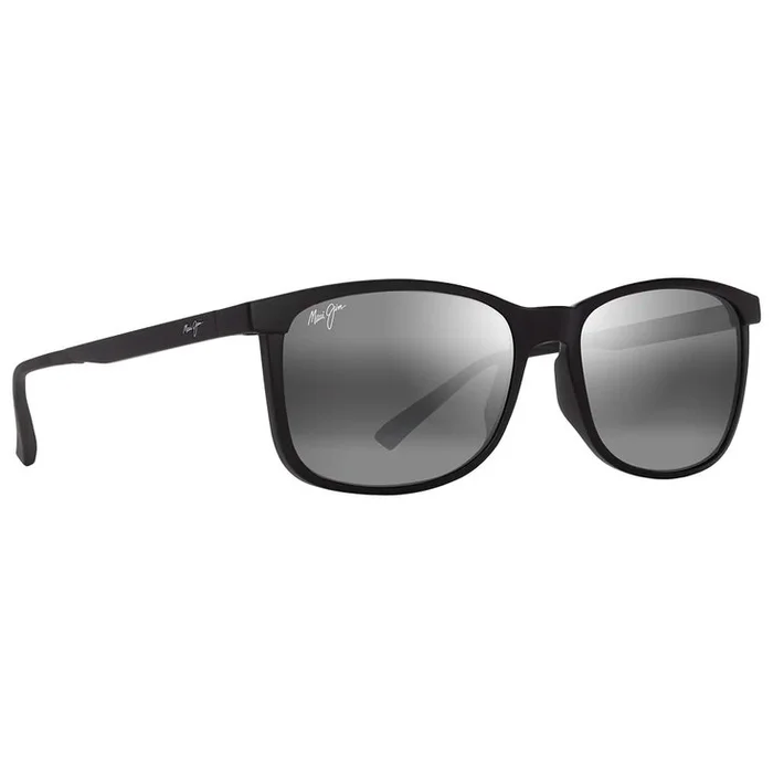 Lunettes de soleil Maui Jim Hulili Noir Mat Gris Neutre Minéral SuperThin