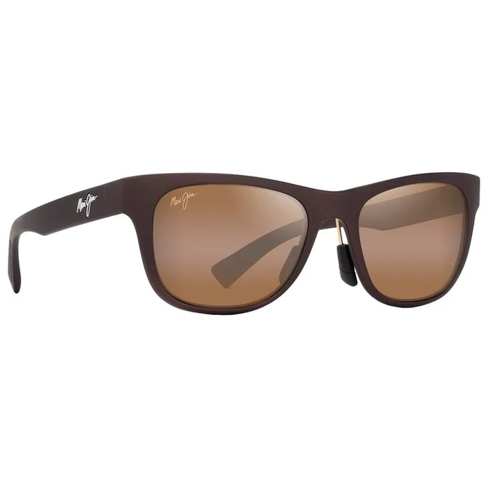 Lunettes de soleil Maui Jim Kapeau Metal Matte Brown Hcl Bronze Mineral Superthin