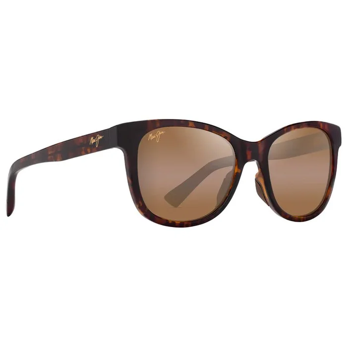 Lunettes de soleil Maui Jim Kiopa’a Havane Foncé Mat Bronze Hcl Minéral Superthin